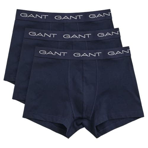 Image of GANT Men's Trunk 3-Pack Boxer Shorts, Blue, L EU