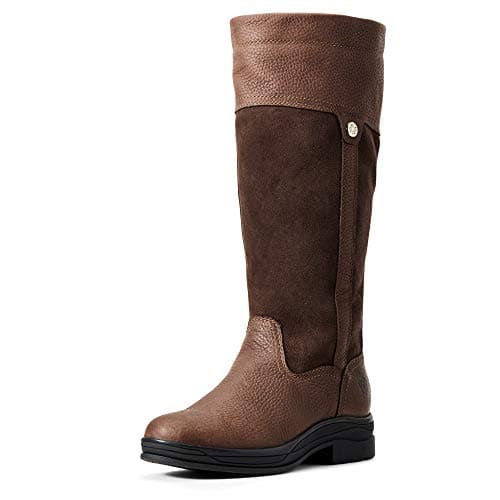 Image of ARIAT Womens Windermere II H20 Water Hydration Country Boots Dark Brown - Easy Stretch Waterproof Sprayproof