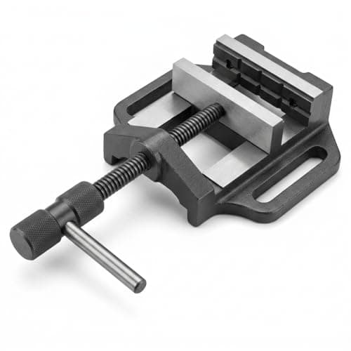 Image of KATSU Drill Press Vice 75mm 3 Inch Professional Precision German Type Pillar Bench Drill Vice Clamp for Workshop Milling Machine Machinery Maintenance 4022763