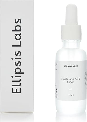 Image of Hyaluronic Acid Serum by Ellipsis Labs – Vegan-Friendly Facial Serum for Intense Hydration and Moisture, Improves Elasticity, Softens Skin, Non-Greasy Formula for All Skin Types, 30ml