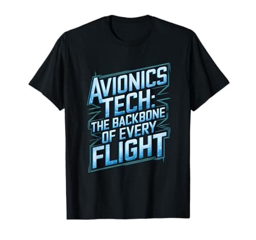 Image of Avionics Tech The Backbone Of Every Flight Aircraft Mechanic T-Shirt