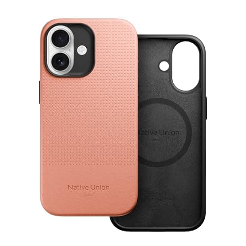 Image of Native Union Active Case – MagSafe Compatible with Built-in Magnets – Rugged Design – Recycled Materials – Ultra-Durable Drop Protection up to 10ft / 3m for iPhone 17 (Apricot)