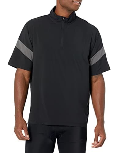 Image of Mizuno Men's Adult Hitting Jacket, Black-Shade, L