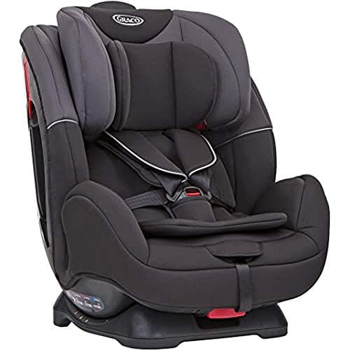 Image of Graco Enhance Convertible Car Seat Group 0+/1/2, Rearward facing for longer from birth to approx. 4 years (0-18kg). Forward facing from approx. 1 to 7 years (9-25kg), Black/Grey fashion