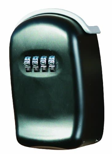 Image of Phoenix Safe Company – KS0001C Key Safe with Combination Lock - High Strength Cast Alloy - Key Holder Wall Mounted - Scratch Resistant Black Finish - 0.4kg