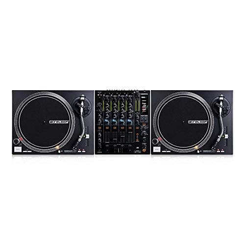Image of 2x Reloop RP-4000M MK2 Direct Drive Turntables inc. RMX-60 DJ Mixer