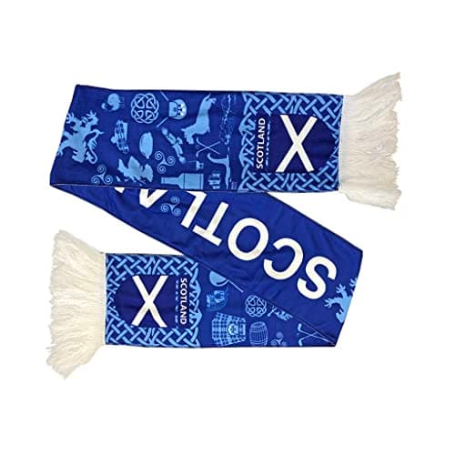 Image of Scotland National Team Supporter Scarf Football Soccer World Cup Football Scarf for Sporting Events Fans