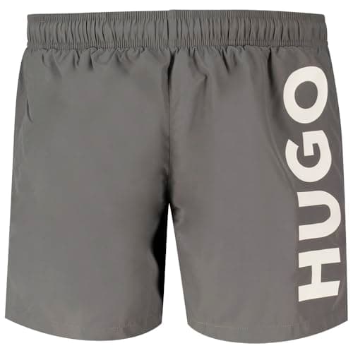 Image of HUGO Mens Boss Abas Swim Shorts Medium Grey L