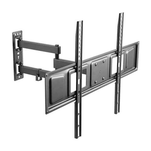 Image of ProperAV Heavy Duty Swing Arm TV Wall Bracket 37" 40" 42" 43" 46" 50" 55" 60" 65" 70" VESA Max 600X400 Black