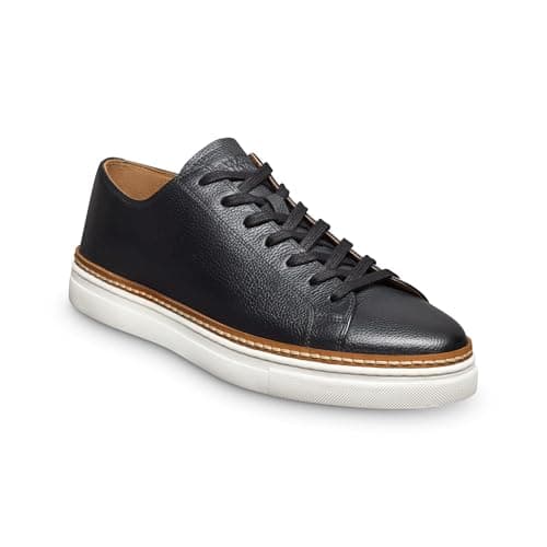 Image of Allen Edmonds Men's Percy Sneaker, Black, 10 UK