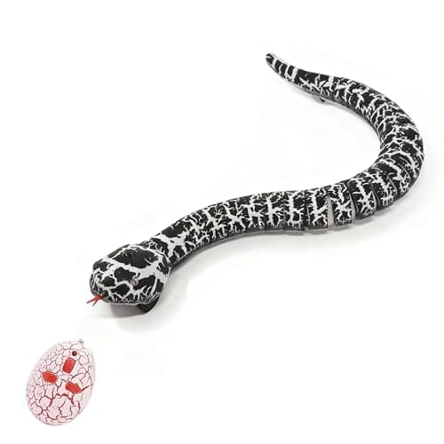 Image of Whizant Remote Control Snake Toy for Kids (Black)