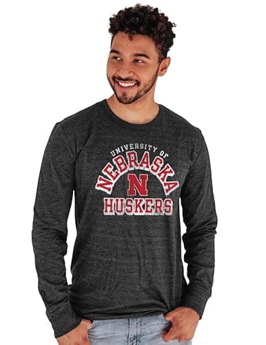 Image of Blue 84 Men's Long Sleeve T Shirt Tri-Blend, Team Color, Medium