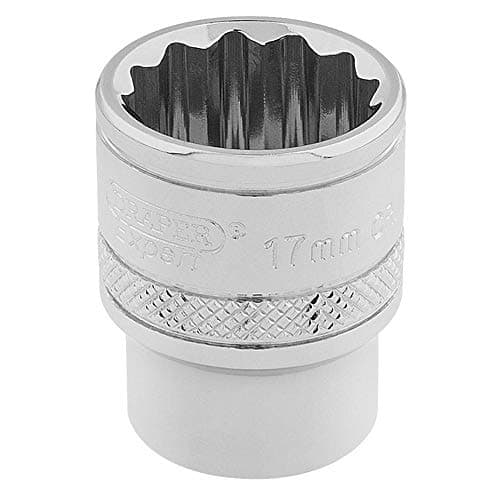 Image of Draper 32781 3/8-Inch Square Drive 12-Point Hi-Torq Metric Socket, 17mm Size