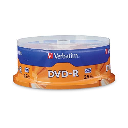 Image of Verbatim 4.7GB DVD-R 25CT SPINDLE
