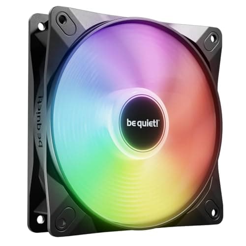 Image of be quiet! Light Wings LX 120mm PWM High-Speed Fan, Illuminated Hub, Frosted Blades, Multiple Colors+Modes, Optimized Blades for Extraordinary Air Pressure, Daisy Chain Option, Black, BL123