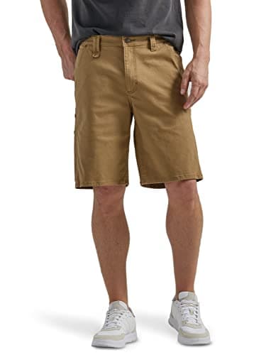 Image of Lee Men's Legendary Workwear Carpenter Short, Dark Khaki, 32