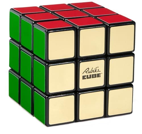 Image of Rubik’s Cube, Special Retro 50th Anniversary Edition, Original 3x3 Colour-Matching Puzzle Classic Problem-Solving Challenging Brain Teaser Fidget Toy, for Adults and Kids Aged 8+