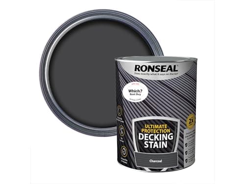 Image of Ronseal Ultimate Protection Decking Stain Charcoal 5L