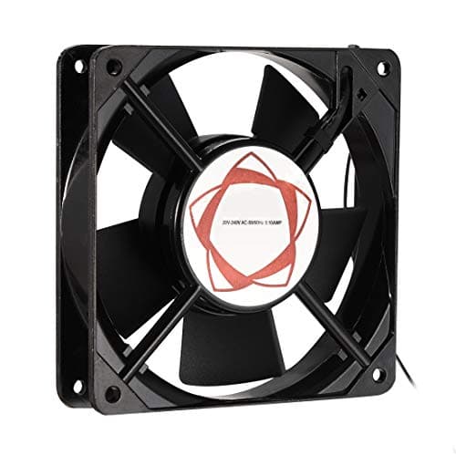 Image of sourcing map Cooling Fan 120mm x 120mm x 25mm SF12025AT AC 220-240V 0.10A Long Life Sleeve Bearings