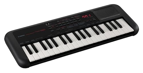 Image of Yamaha PSS-A50 - Portable, Digital Keyboard with Phrase Recording, 42 Built-in Voices and 138 Arpeggio Types with a Lightweight Design, in Black, 50.6 x 20.1 x 0.54 centimeters