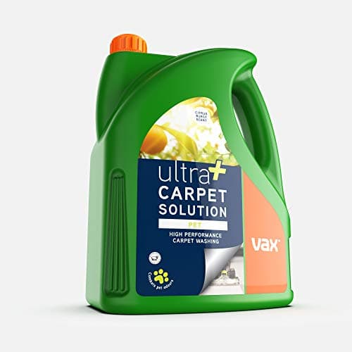 Image of Vax Ultra+ Pet 4L Carpet Cleaner Solution, Stain Remover Shampoo, Citrus Burst Scent, Neutralises Pet Odours, 1-9-142064, Green