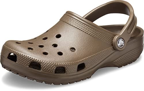 Image of Crocs Unisex Classic Clogs Clogs, Chocolate,3 UK Men/ 4 UK Women