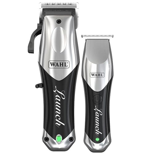 Image of WAHL Launch™ Combo – Cordless Clipper & Trimmer Kit for Pro Haircuts & Detailing, USB-C Charging, 6 Clipper & 3 Trimmer Guides, Beard Brush, Storage Pouch – Lightweight & Ergonomic