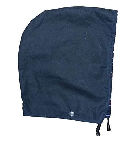Image of Walker & Hawkes - Wax Spare Hood for Jacket Coat Cape Waxed Cotton - Navy