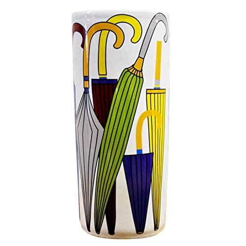 Image of Multi Coloured Brolly Ceramic Umbrella Stand