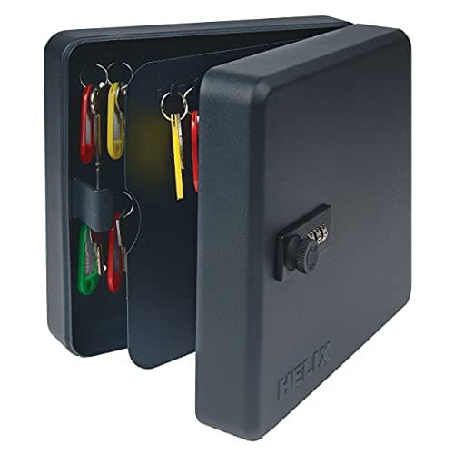 Image of Helix Combination Lock Key Safe Cabinet (50 Key Capacity),Black