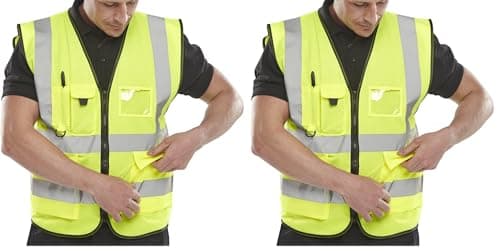 Image of BeeSwift EXECUTIVE HI VIZ WAISTCOAT SATURN YELLOW L