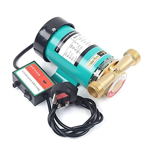 Image of 120W Water Pressure Booster Pump Hot & Cold Automatic High Pressure 1.5 Bar Shower Pump 25L/min 15m Pump-Lift for Mains Tap Shower Garden Hose Irrigation