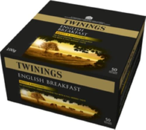 Image of Twinings English Breakfast Envelope Tea Bags (Pack of 300)