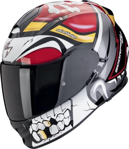Image of Scorpion Exo-491 Pirate Helmet, black/white/red, XL (61/62)