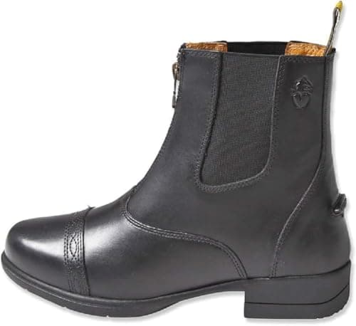 Image of MORETTA Kids Rosetta Paddock Boots Childs Black C13 (32)