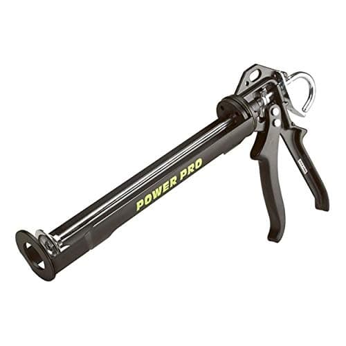 Image of Everbuild Power Pro Heavy Duty Applicator Gun | Cartridge Caulks, Sealants, Adhesives - Professional Heavy Duty Applicator, Suitable for High Viscosity Products - 310ml - Black