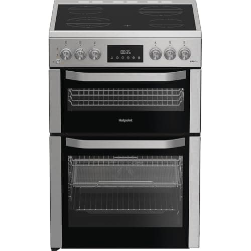 Image of Hotpoint HTG6GDCW 60cm wide Single Oven Gas Cooker - White