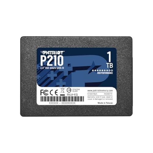 Image of Patriot P210 SATA 3 1TB SSD 2.5 Inch Internal Solid State Drive - P210S1TB25
