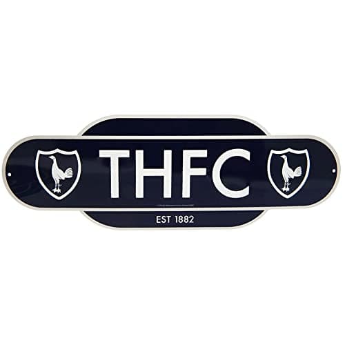 Image of Tottenham Hotspur FC Retro Years Plaque (One Size) (Navy/Cream)