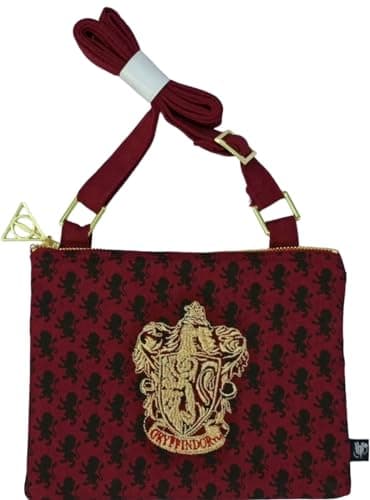 Image of Licensed Harry Potter Gryffindor Cross Body Messenger Bag adjustable strap