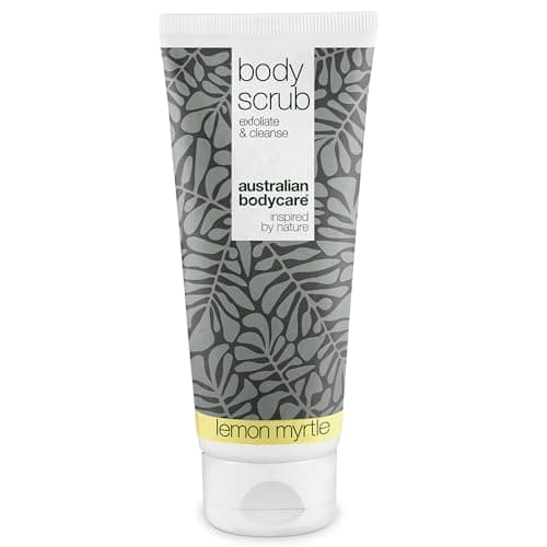 Image of Australian Bodycare Body Scrub for Women & Men 200 ml | Tea Tree Oil & Lemon Myrtle Body Scrub Exfoliator | Foot Scrub for Hard Skin | for Pimples on The Back & Body | with Australian Tea Tree Oil