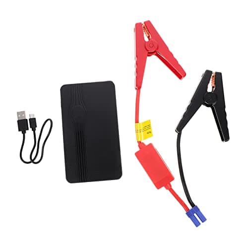 Image of Mobestech 1 Set Car Jump Starter 6000mAh Power Bank Overcharge Protection USB Port Lightweight Car Supplies ABS Black