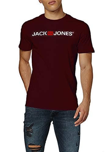 Image of JACK & JONES Men's JJECORP Logo TEE SS Crew Neck, Port Royale/Reg, XL