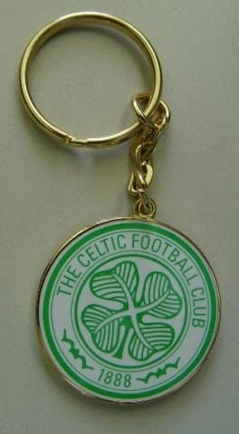 Image of OFFICIAL GLASGOW CELTIC CREST DESIGN KEYRING