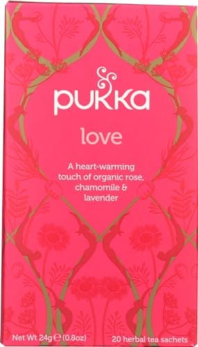 Image of Pukka Tea Organic Love Sachet, 24g (Pack of 20)