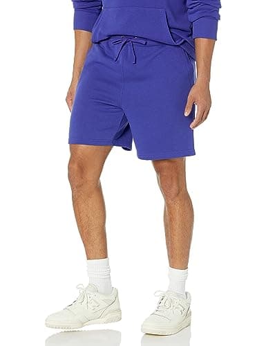 Image of Amazon Essentials Men's Lightweight Sweat Shorts (Available in Big & Tall), Royal Blue, XS