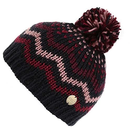 Image of Regatta Bitsie III Knitted Bobble Beanie Hat Navy, 7-10 Years