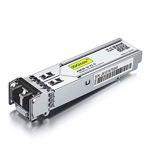 Image of 10Gtek for Ubiquiti UniFi 1G SFP SX Multimode Transceiver UF-MM-1G, 1000Base-SX Fibre Mini-Gbic Module, Dual LC Connector, 850nm, 550m