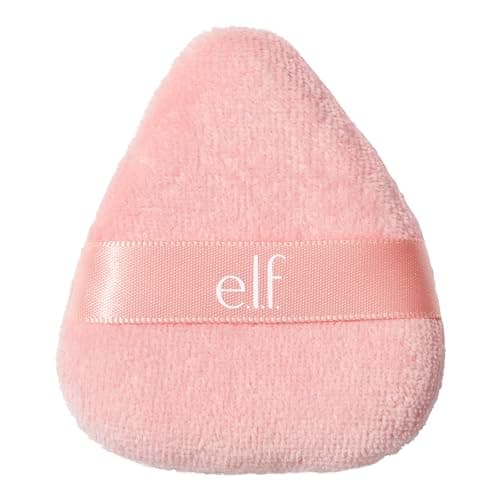 Image of e.l.f. Halo Glow Powder Puff, Soft, Reusable Powder Puff For Applying Loose Or Pressed Powders, Easily Conforms To The Face, Vegan & Cruelty-free