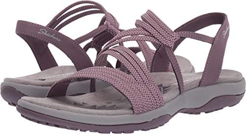 Image of Skechers REGGAE SLIM - SKECH APPEAL, Women's Heels Sandals, Purple (Plum Gore Plum), 7 UK (40 EU)